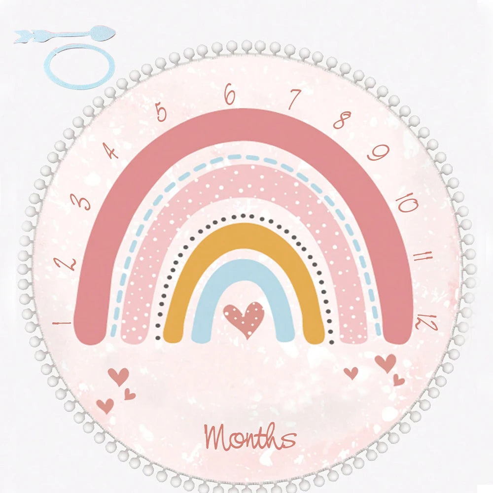Milestone moments baby blanket